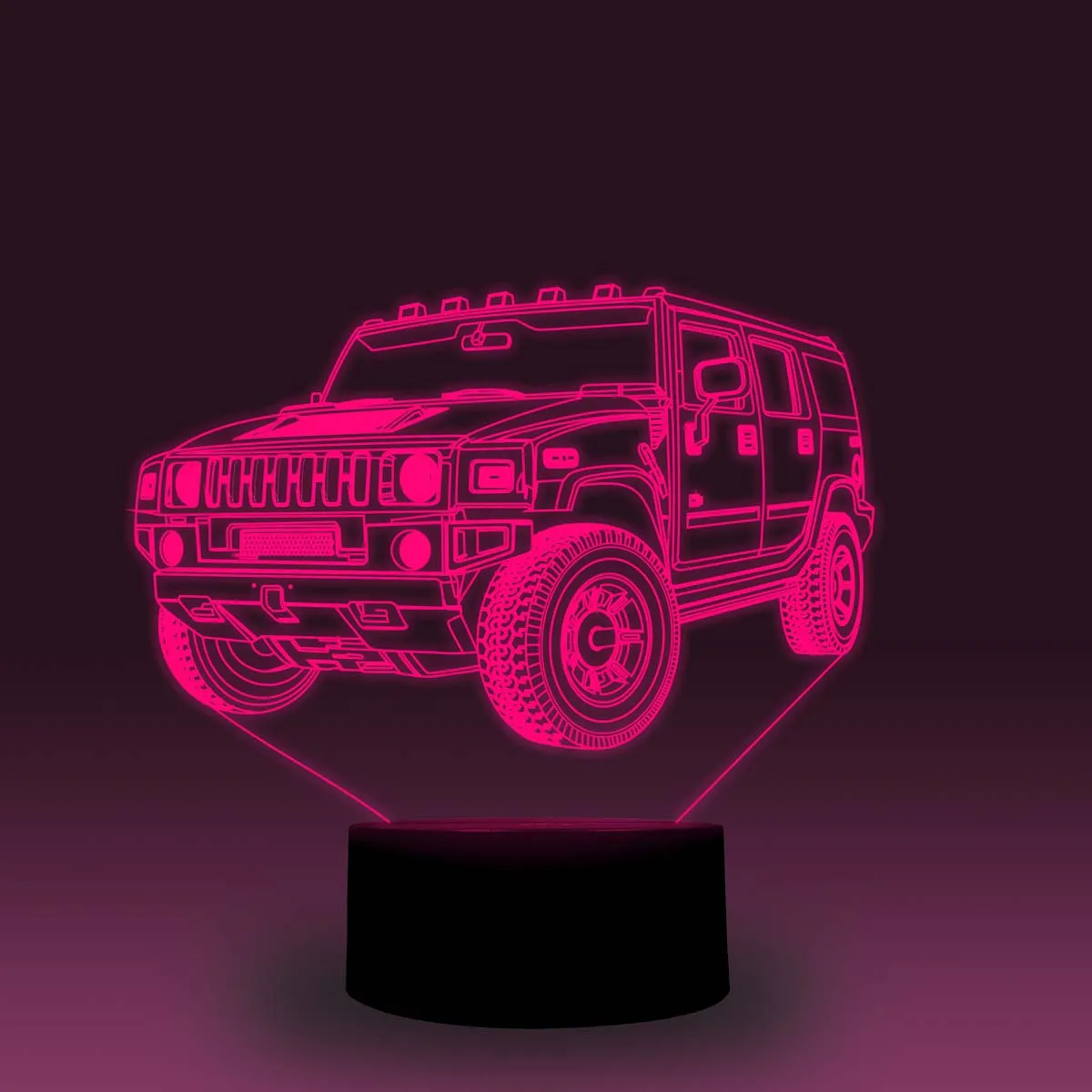 Creative Gifts Multicolor Kids Bedroom Table Lamp Illusion 3D LED Lamp Car Styling Acrylic Customize Night Lights