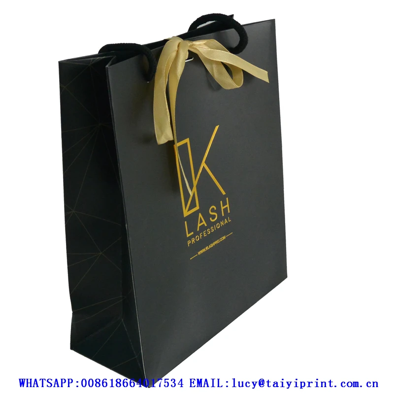 paper bags supplier wholesale custom size print logo clothing shoes paper bag with handles customizable your own logo paper bag