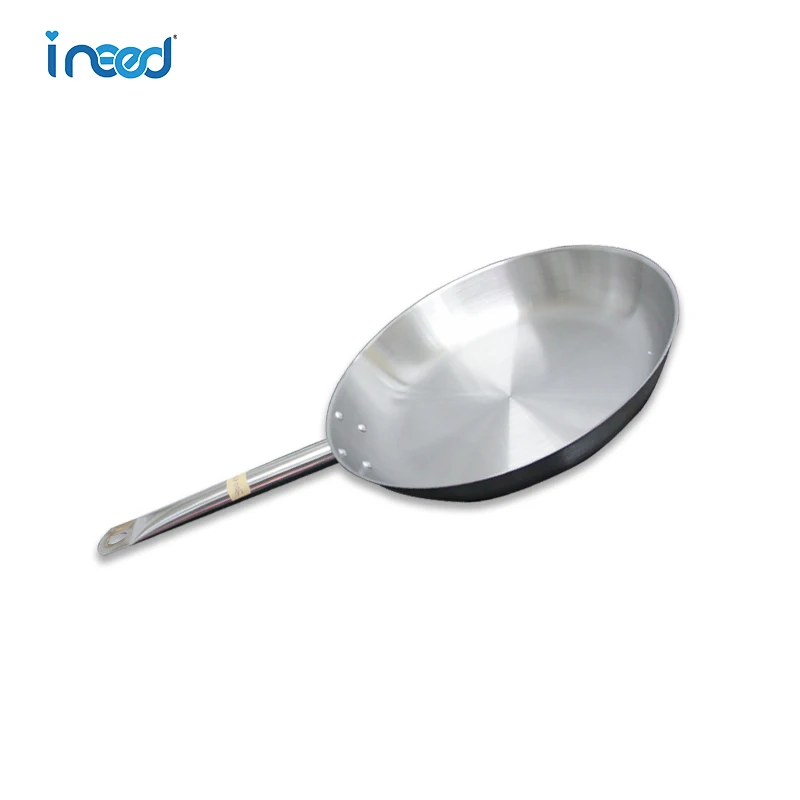 iNeed Top Quality Stainless Steel Frying Pan For Kitchen