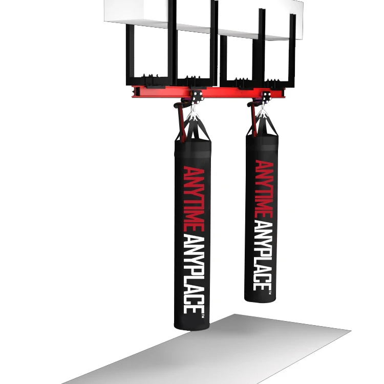 Popular Design Heavy Bag Rack Station Sport Heavy Duty Wall Mount Punching Bag Rack For Adult And Children