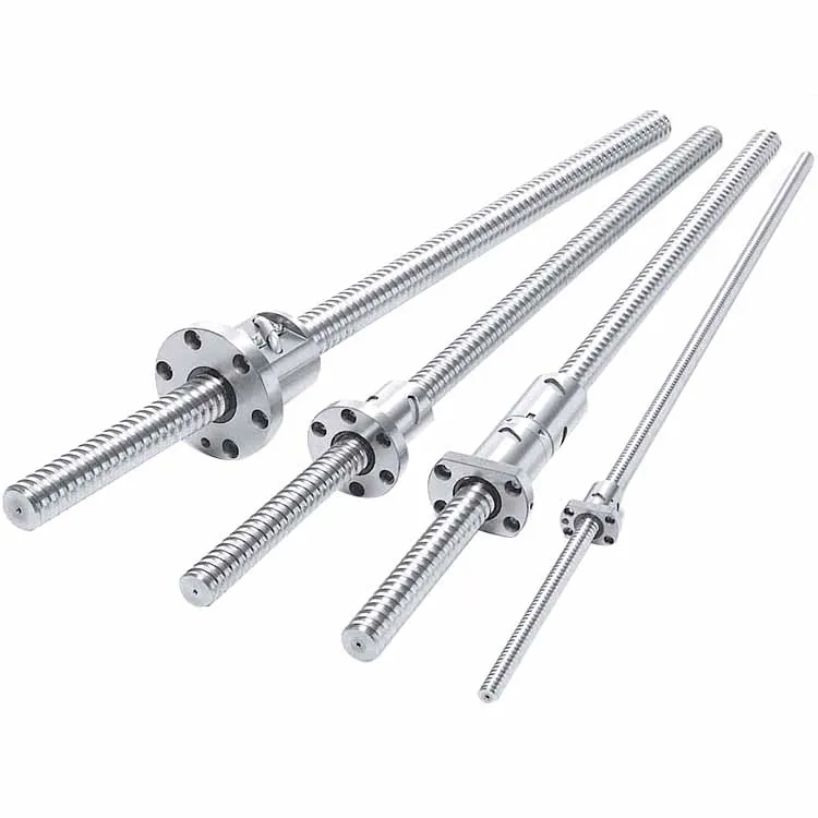 2010 CNC Ball Screw Linear Guide High Rigidity Customized Cnc Ball Screw With Single flange