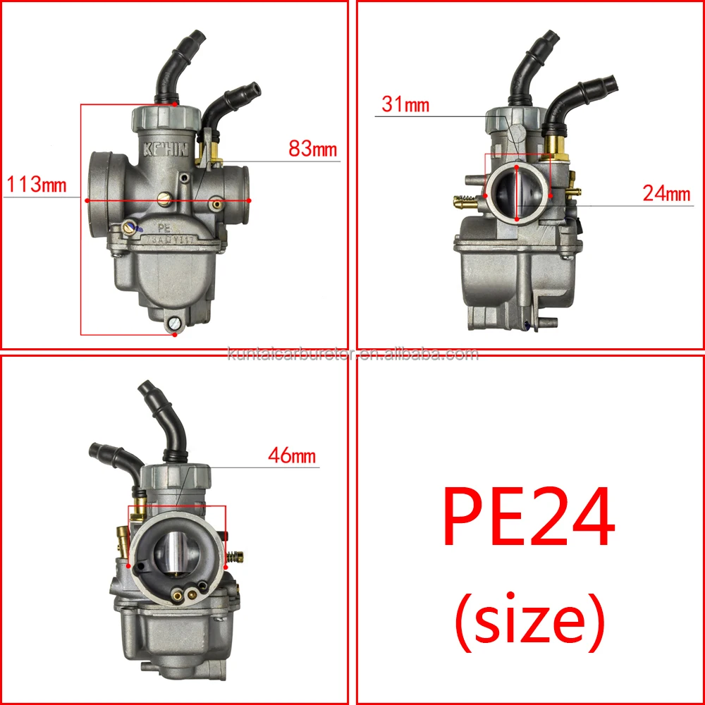 Карбюратор PE24 PE26 PE28 PE NSR 150 карбюратор для Honda Keihin ATV питбайка 100cc 125cc 150cc скутер мотоцикл в