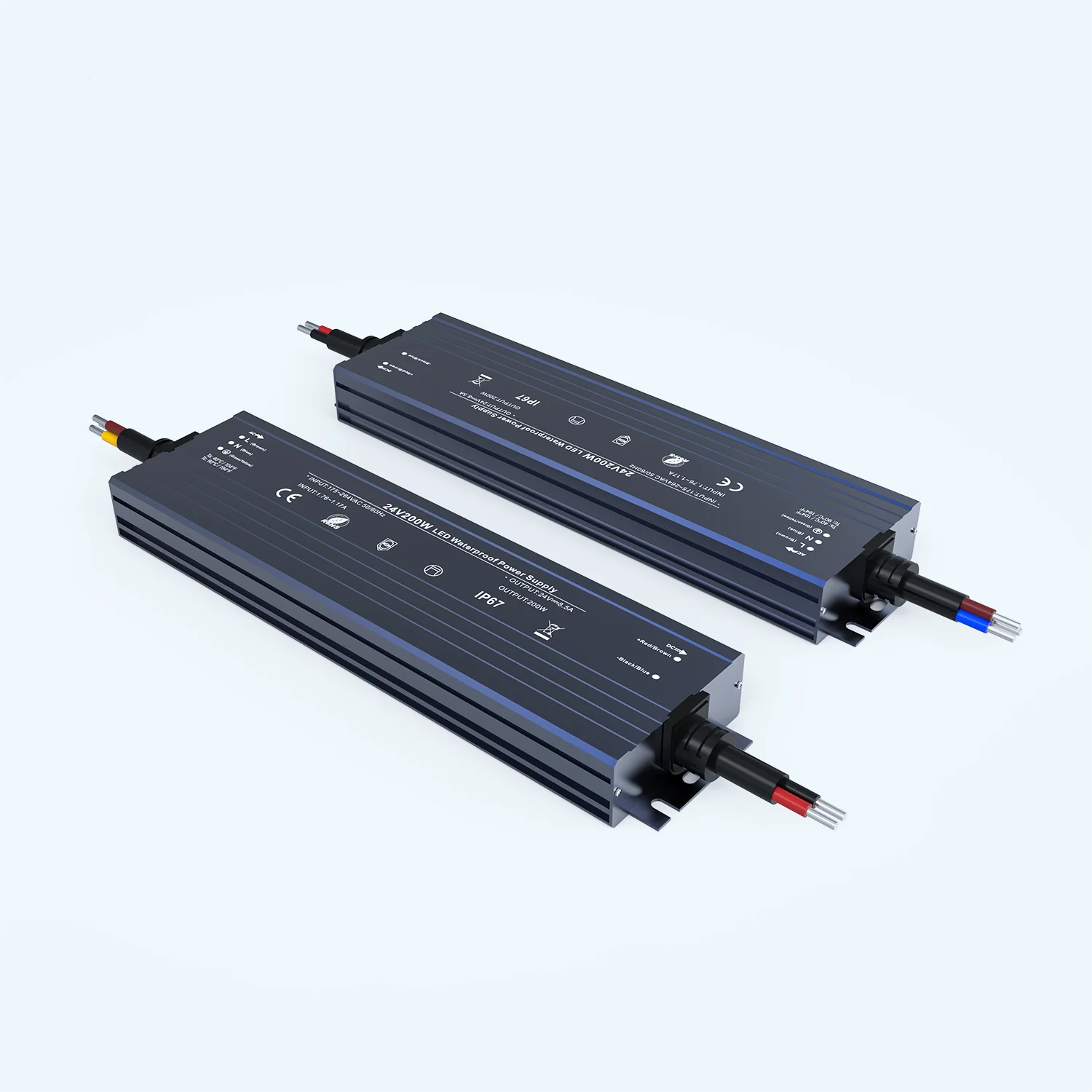 LED Power Supply 12v 24v dc 100w 200w 300w 400w Constant Voltage Switch Driver 220v led Transformer IP67 for LED Strip