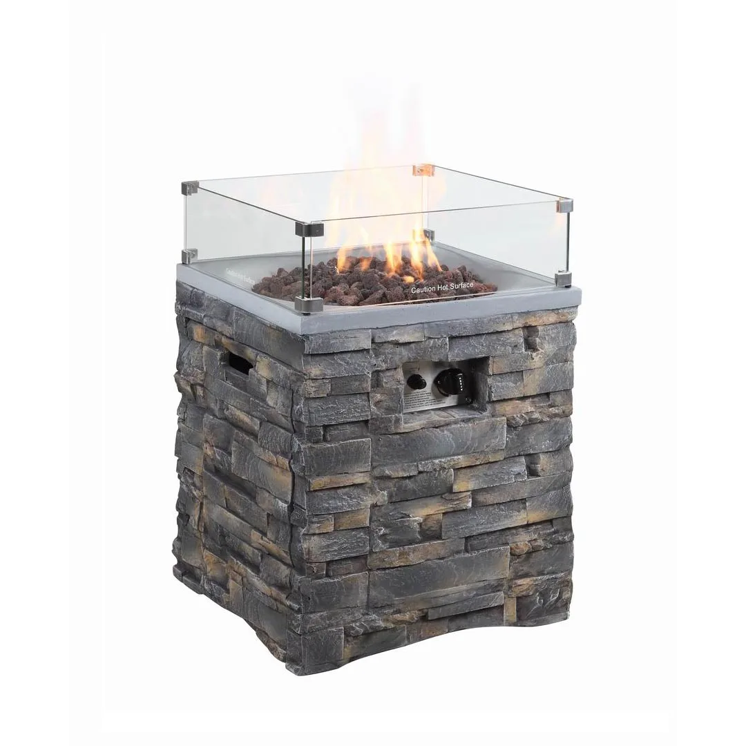 JIAHE outdoor garden patio propane natural gas small fire pit burner