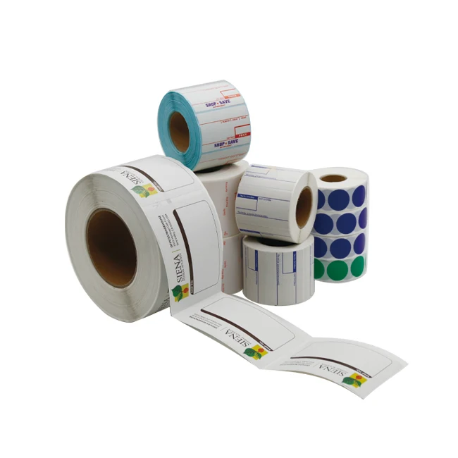 
100x150 250 4x6 60*40 thermal adhesive paper label roll rolls dubai 