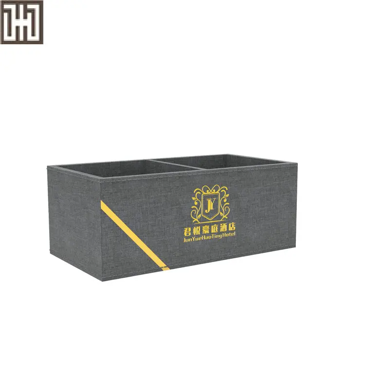 
sustainable eco friendly hotel supplies Double grid tea box customized 
