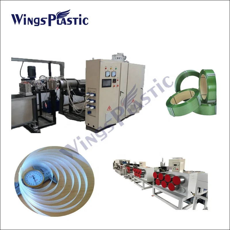 PP  PET Packing Belt Extrusion Line Making Machine PP PET Strapping Belt Tape Production Line