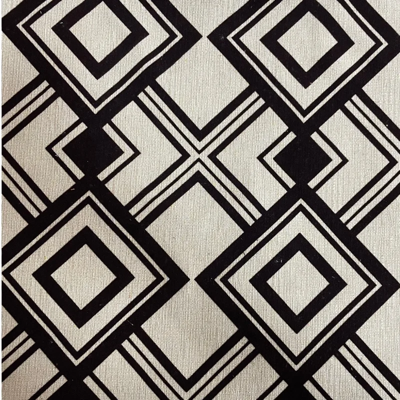 2023 Customized Home Textile 100% Polyester Diamond Checker Pattern Retro And Breathable Sofa Fabric