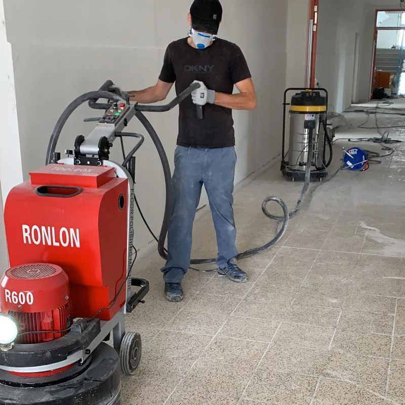 Ronlon  R600 walk behind epoxy concrete floor grinder terrazzo machine concrete floor grinder grinding machine for sale