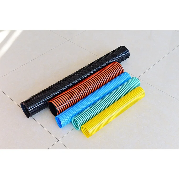 Heavy Duty Orange Suction Nylon Braided Hose Fiber Reinforced Pvc And Delivery Fibre Braided Pipe