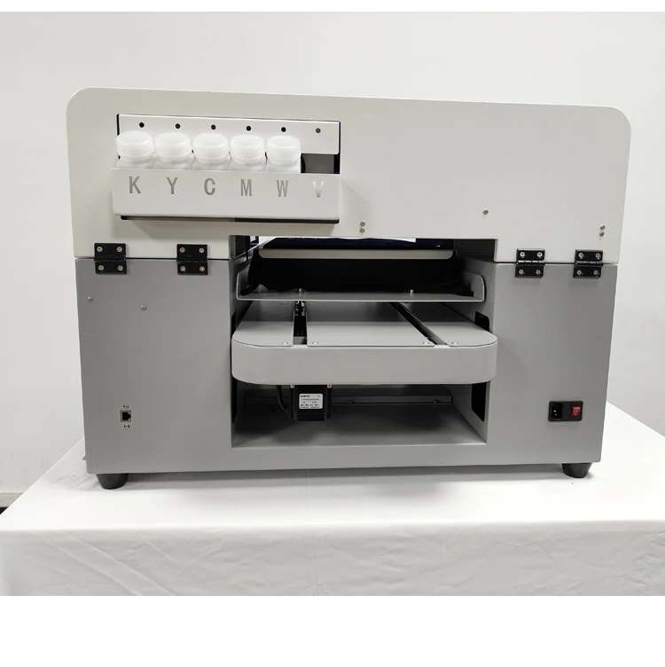 High quality  Dtg t- Shirt Printing Machine A3 6 Colors 3d Photo Effect Textile Printer Use For Fabric Printing