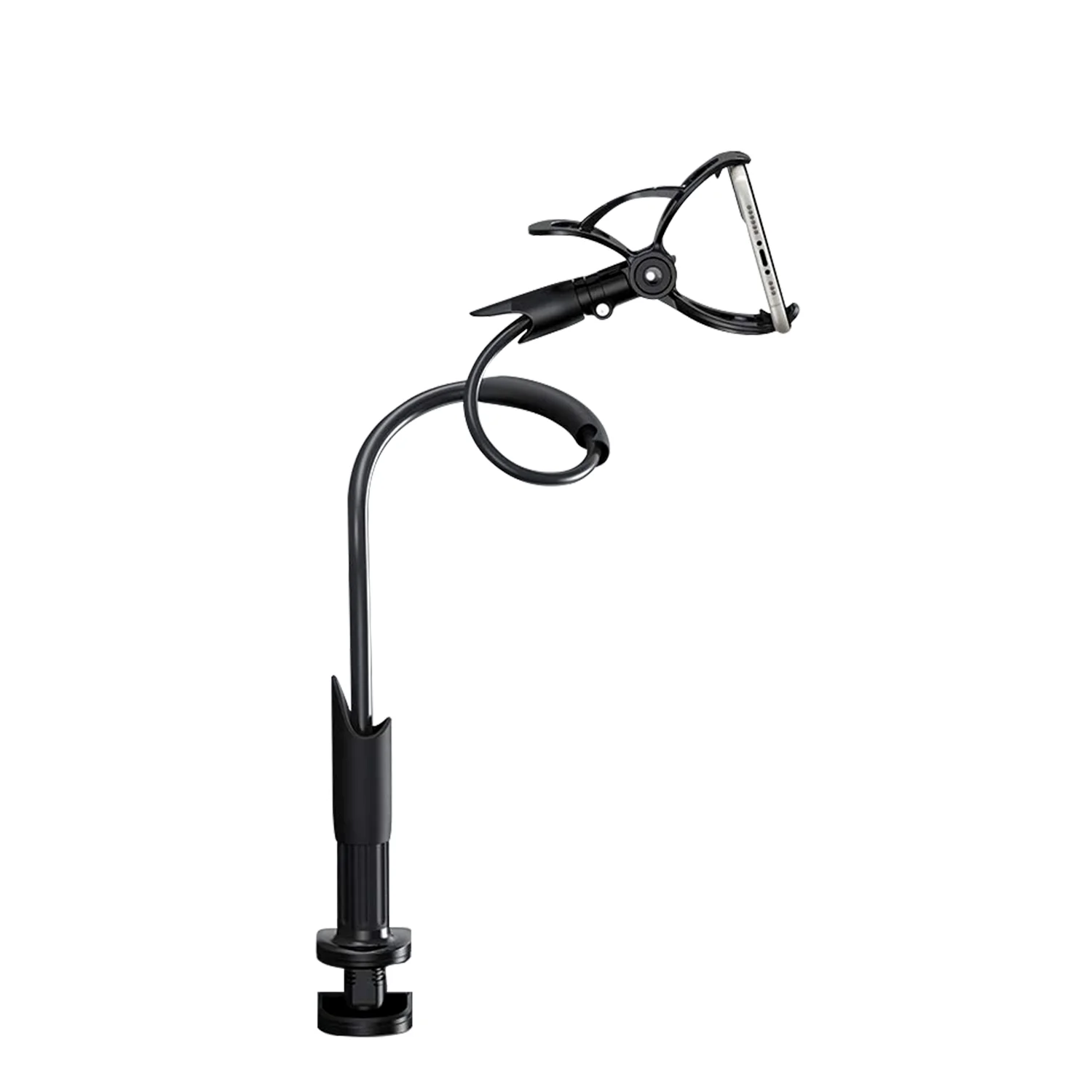 saiji flexible arm holder table top accessoires bed phone holder aluminum alloy gooseneck bett handy halterung clamp mount stand