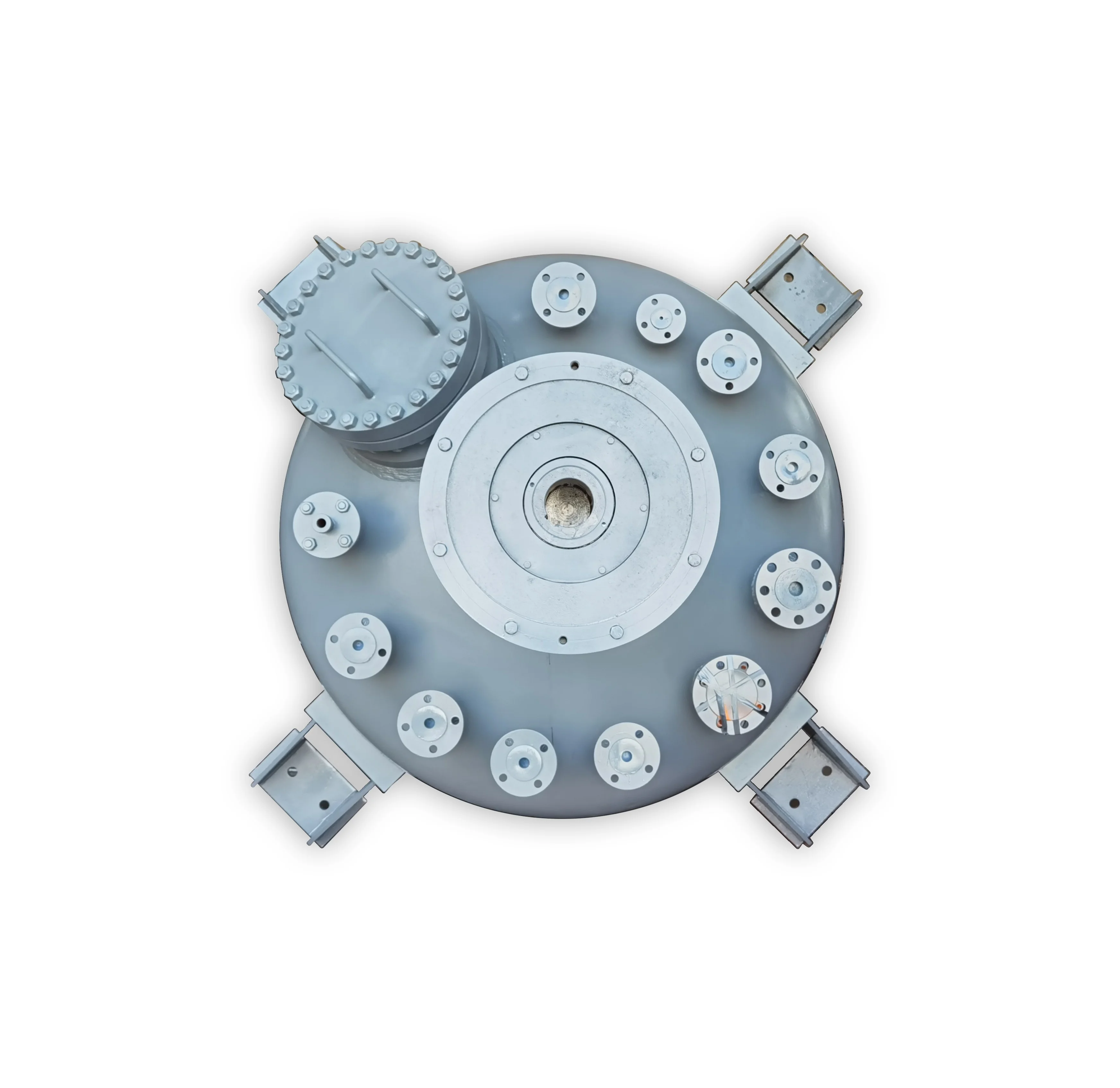 Continuous high pressure high temperature stirred tank reactor