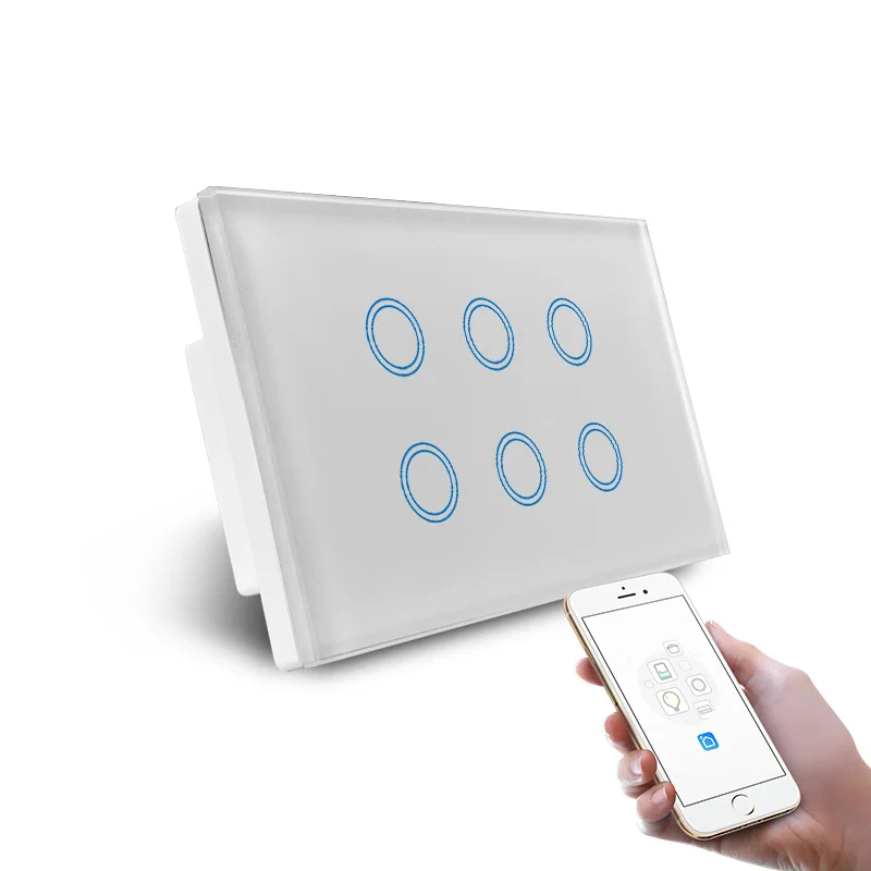 Умные переключатели Zigbee со стеклянной панелью