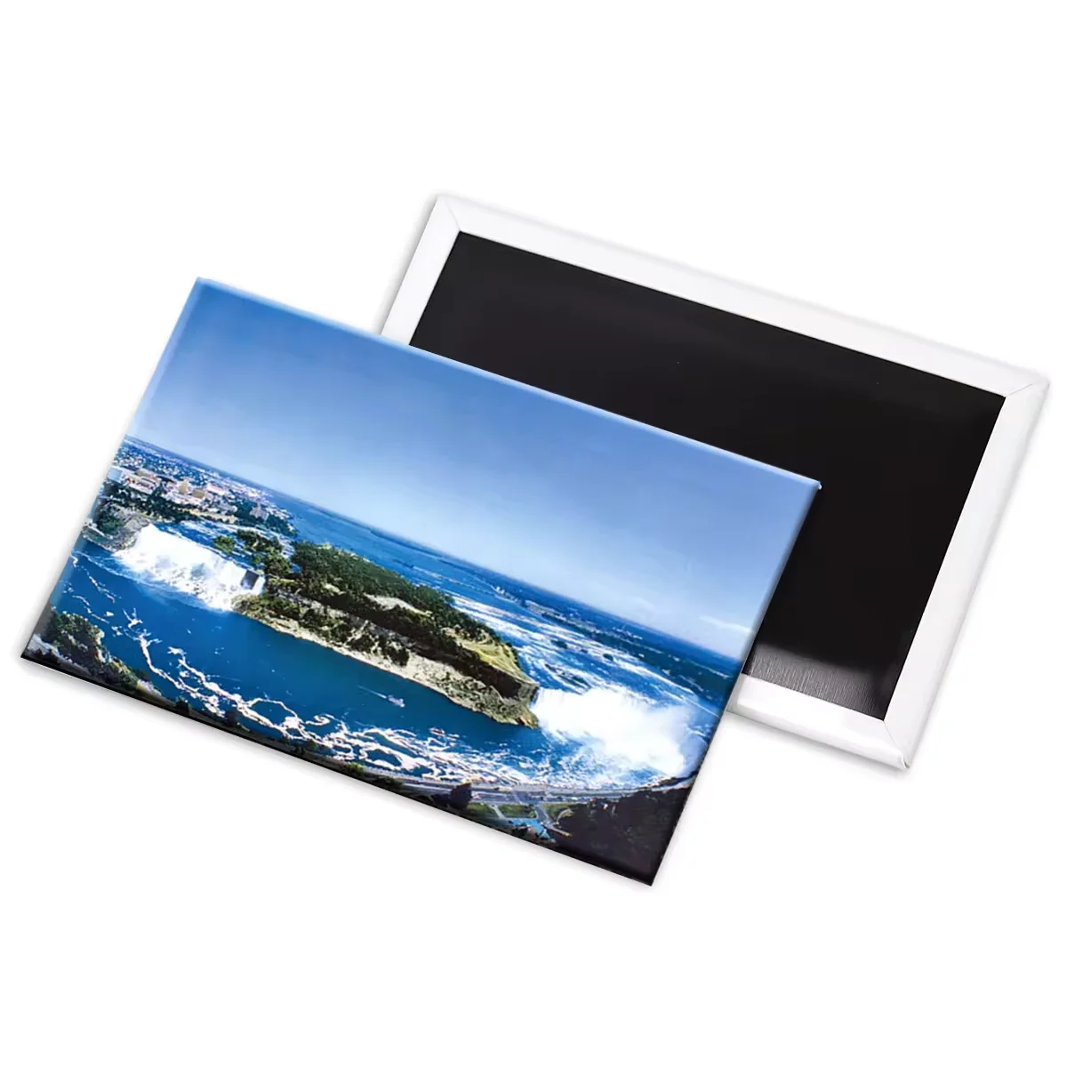 Customized Tin Metal 3D Aluminium Foil Magnet Photo Magneti Da Frigo Niagara Falls Fridge Magnet For Printing