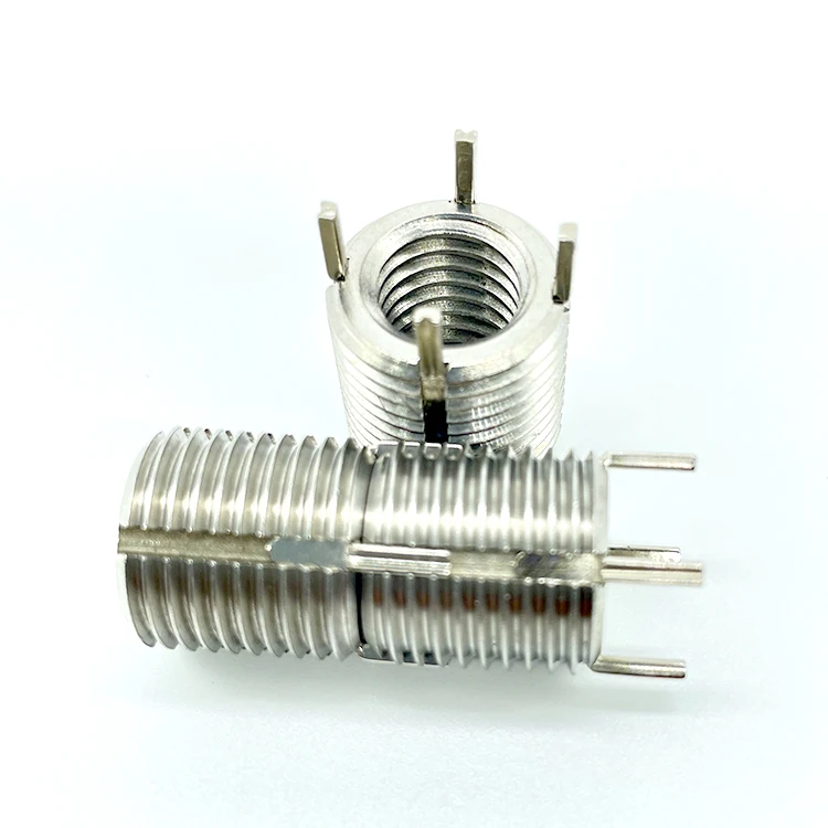 External Threaded Inserts M12 M14 Stainless Steel Key-Locking Thread Inserts for repairing thread