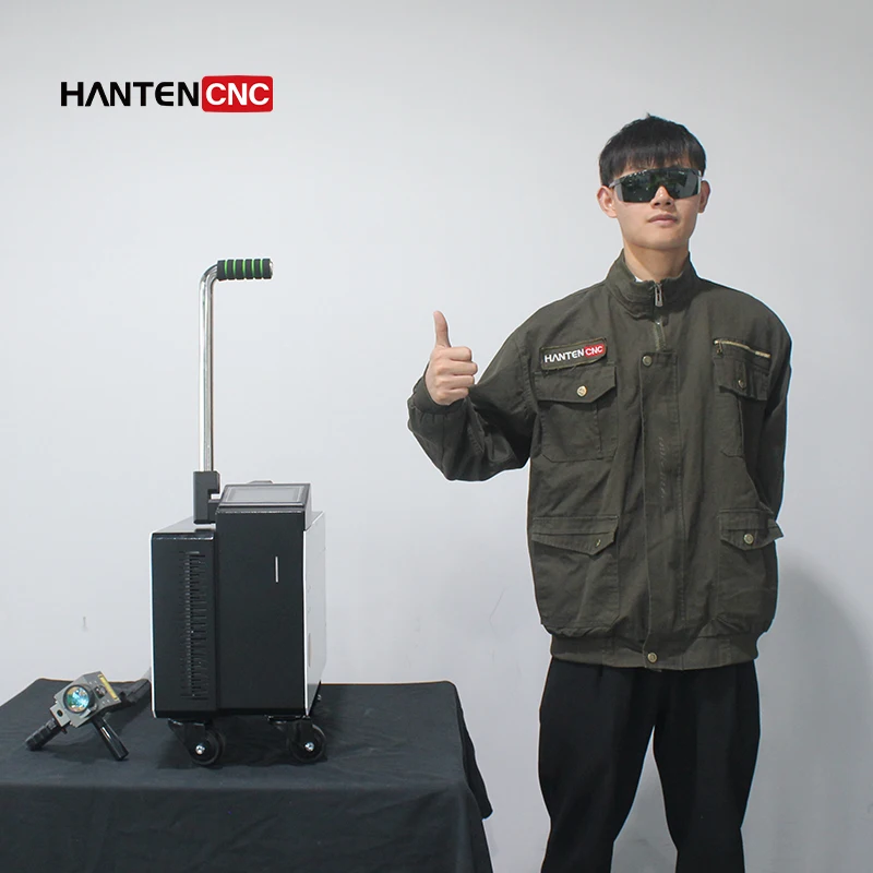 100W 200W 300W Pulsed Air-Cooled Laser Cleaning Machine - Precision Surface Cleaner for Industrial Use