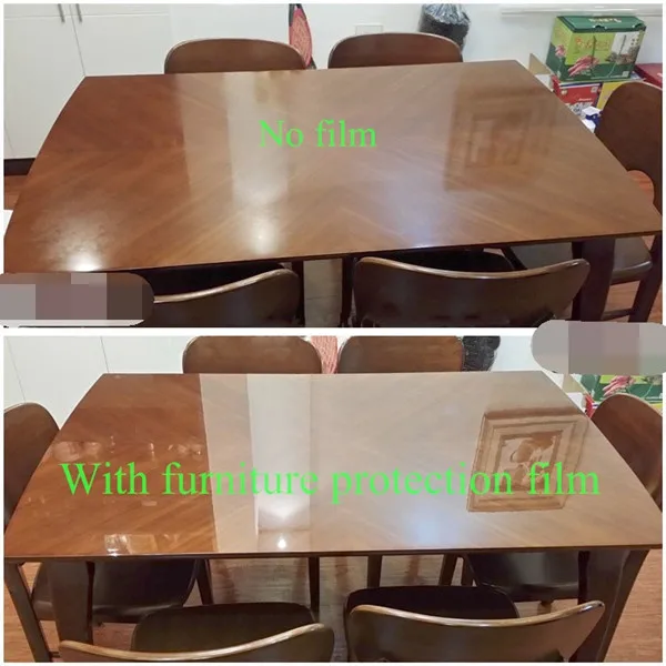 Самоклеящаяся защитная пленка для мебели из ПЭТ для деревянного мраморного стола