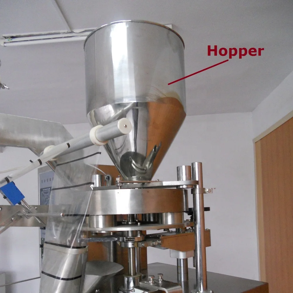 Nice beautiful vertical granule sugar packing machine with roll film making bags from Shanghai China