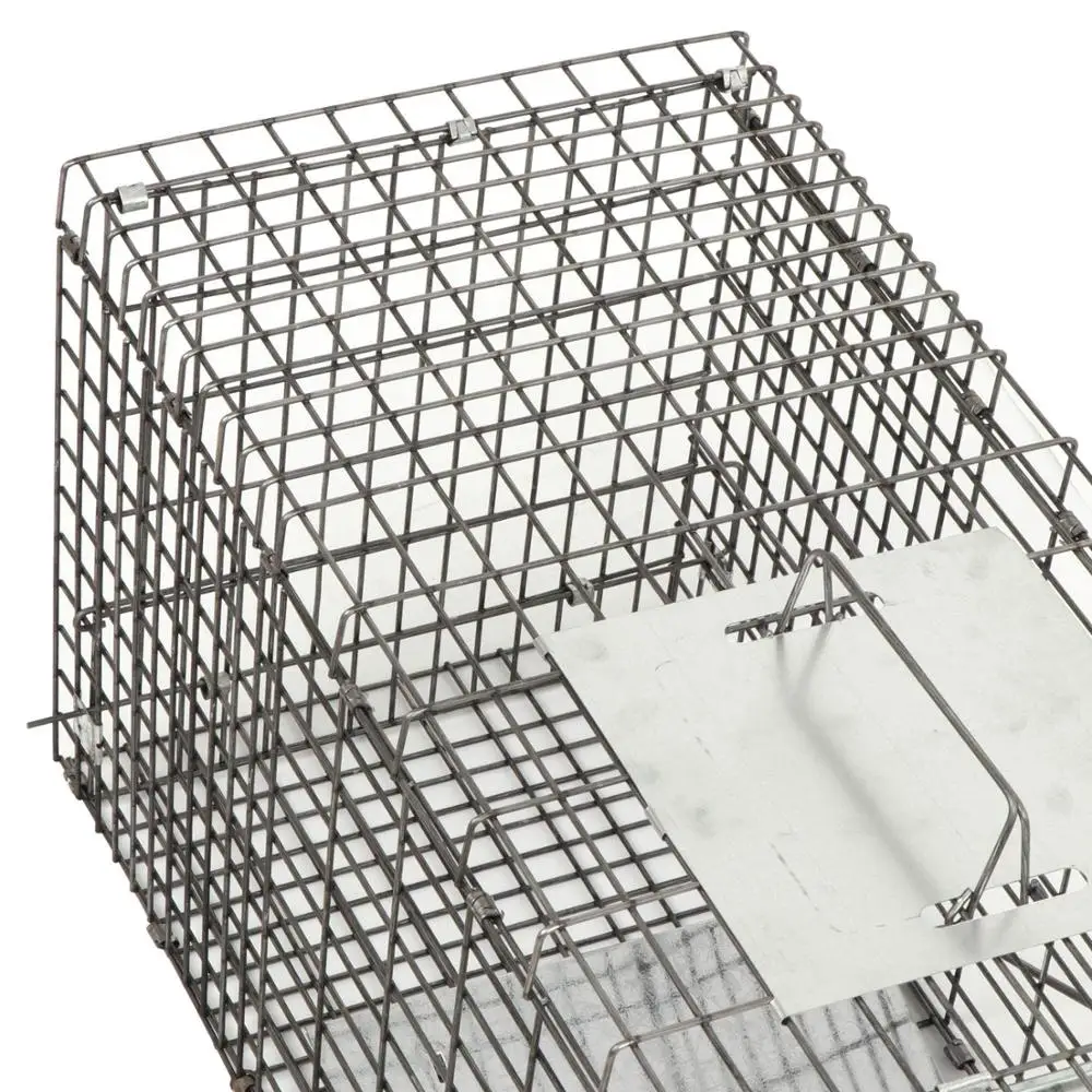 42' Live Animal Trap Cage Humane Cage Catch Metal Steel with Handle, Release Rats Mouse Mice Rodents Squirrels