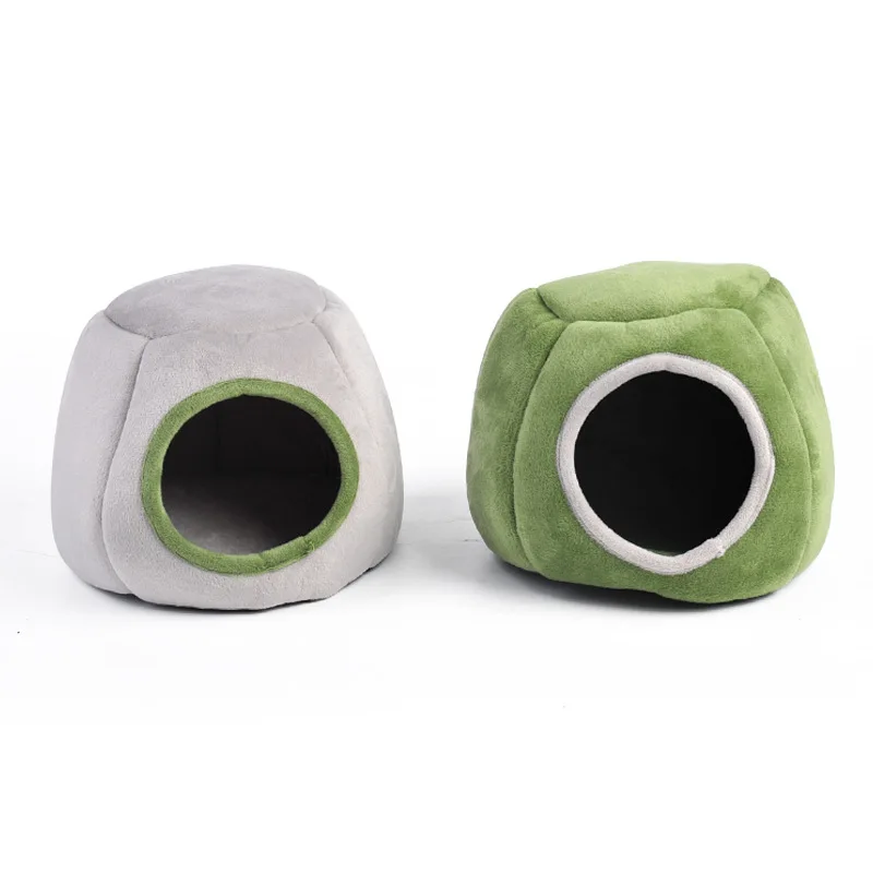 LM0144H Small pet hamster nest Soft hamster nest Semi enclosed warm guinea pig nest