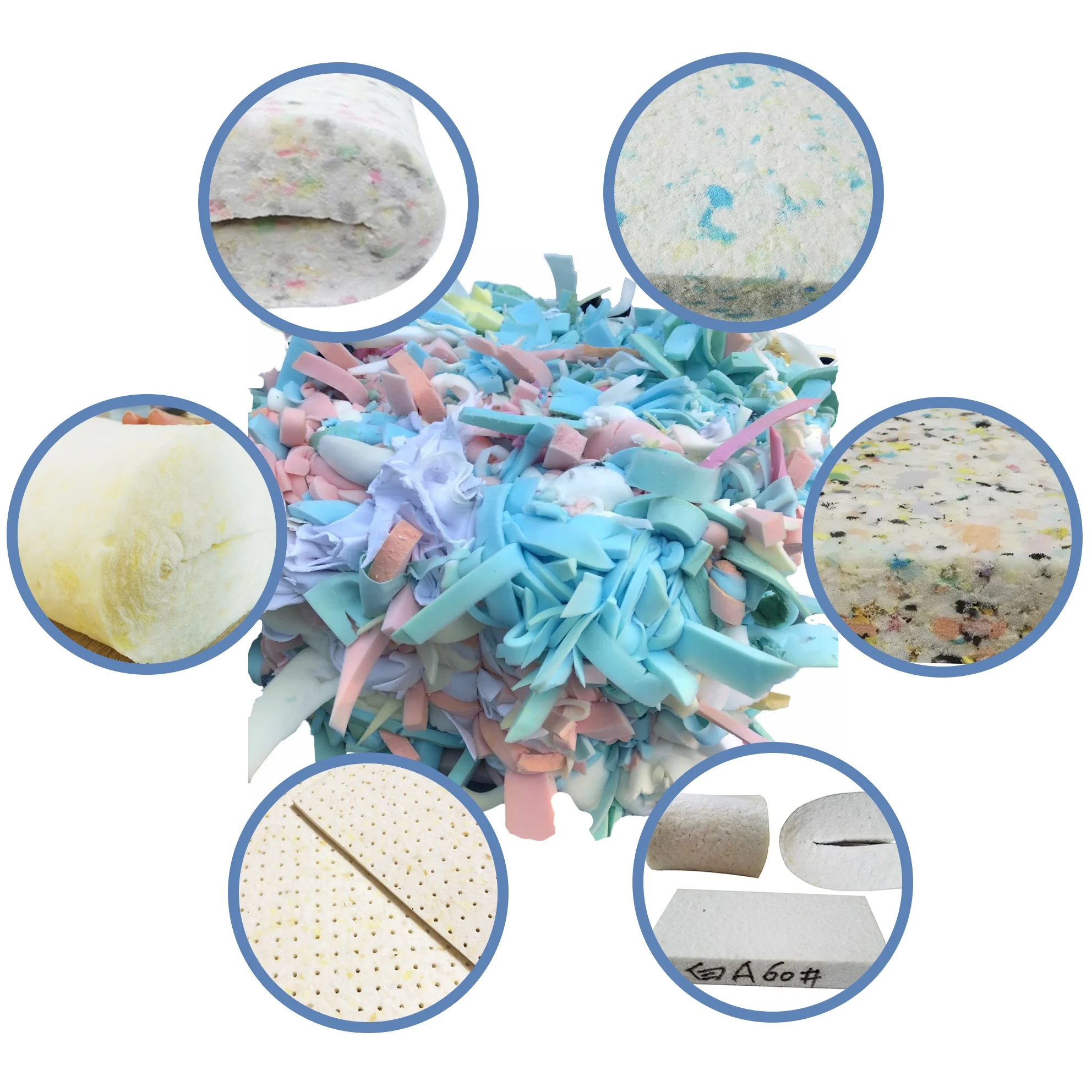 Trim foam pillow sponge pu foam scrap