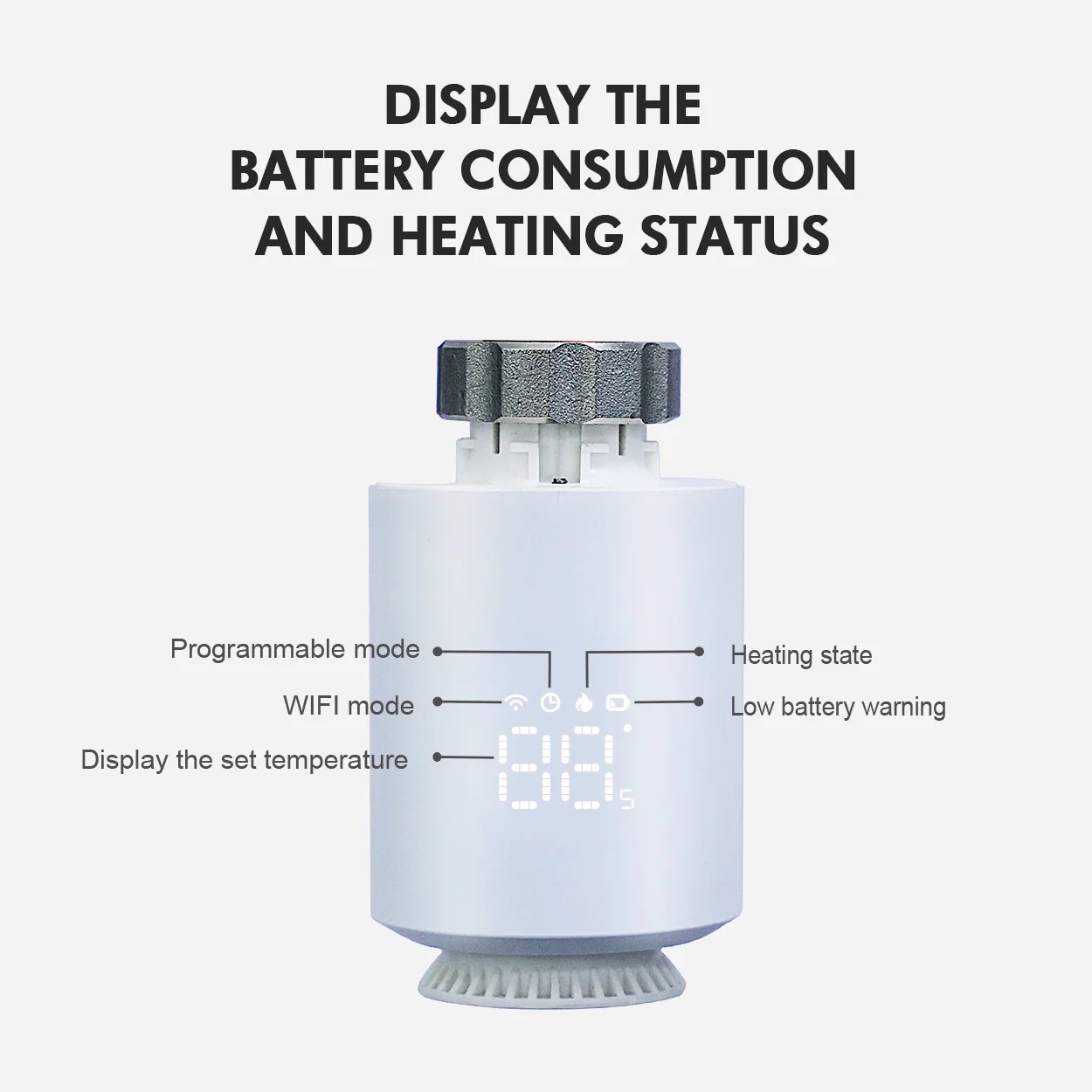 High quality fashion water heating control heated thermal radiator valve thermostatic actuator