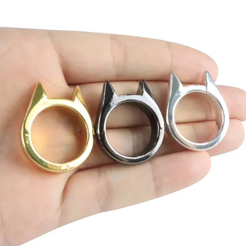 
Self Defense Ring Personal Defense Weapons Men Women Survival Protection Finger Ring Safety Tool Stainless Steel 