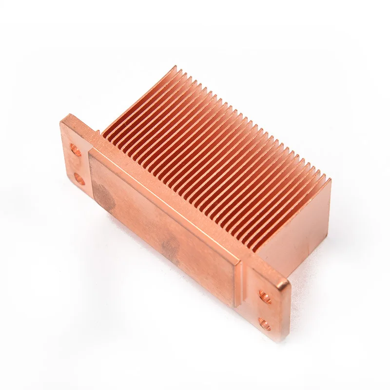 Customized factory cooling 40mm copper heatsink cold forging pin fin heat sink for pc