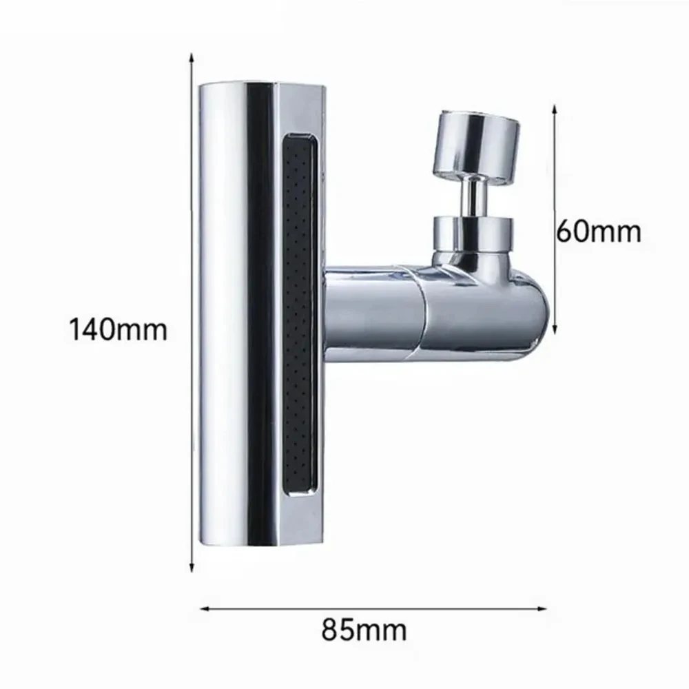 3 In 1 Kitchen Sink Faucet Bathroom Faucet Waterfall Splash Proof Universal Rotating Water Tap Nozzle Washbasin Faucet Extender