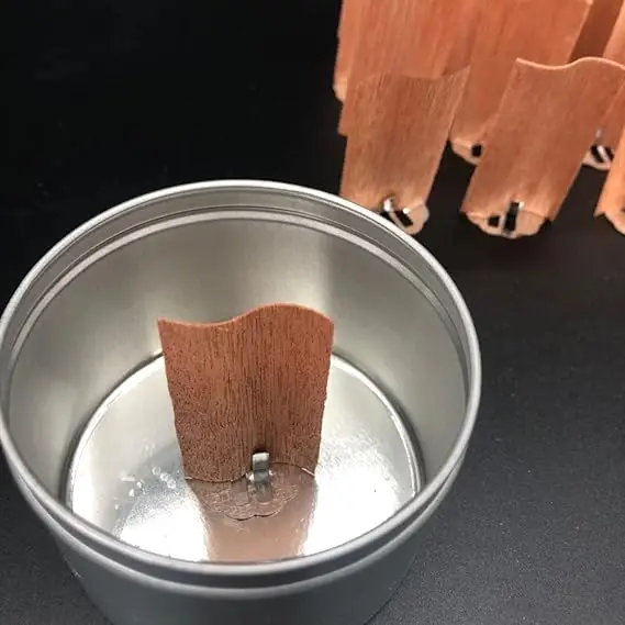 Amazing Flaming  Wick Easy to Assemble S Flame Wooden Wicks  Can  Burned  Clean