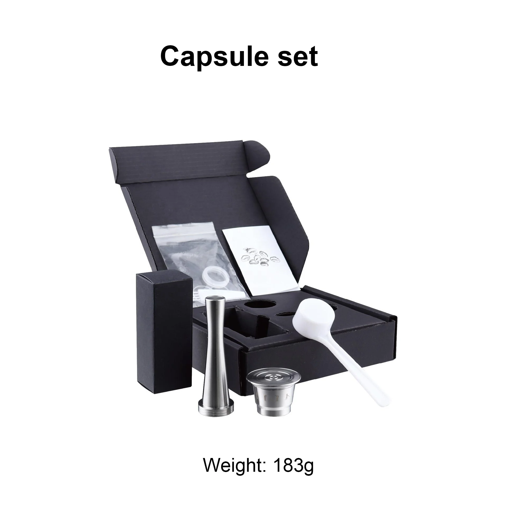 Stainless Steel Crema Espresso Reusable Capsule Coffee Pods for Refilling Capsules Pods for Nespresso Machines