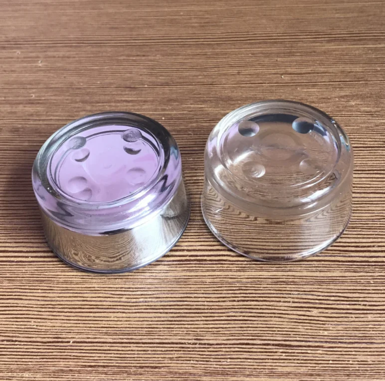 Round Glass Candle Jar Glass Tealight Holder