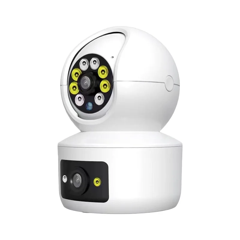 WIFI Baby Camera Hot Selling Dual Lens Wireless Indoor Security  360 Degree 1080P Auto Tracking Smart IP CCTV PTZ Camera