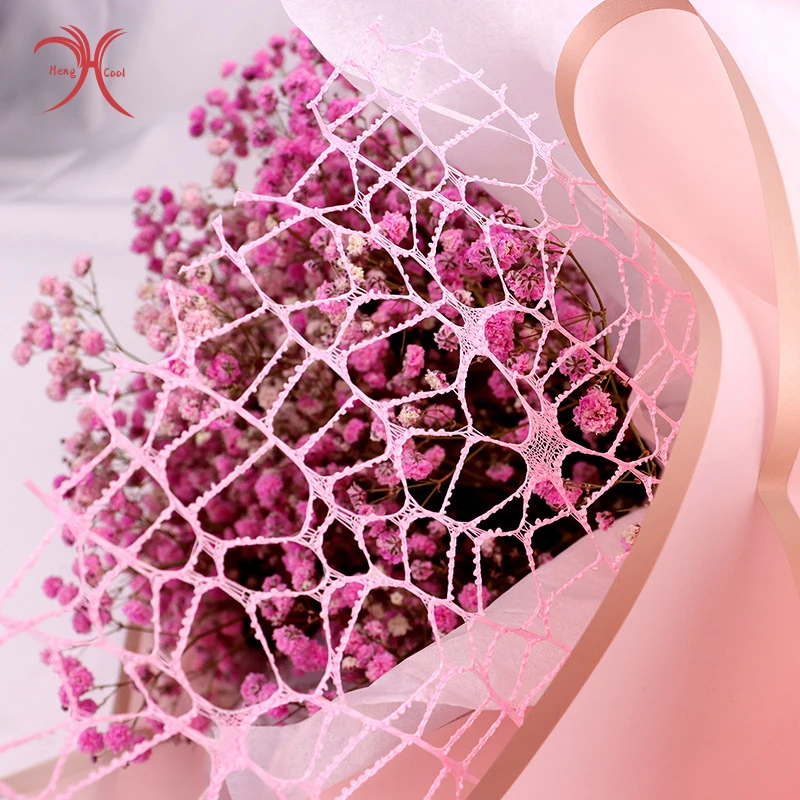 Fflorist supplies Flower Wrapping yarn mesh packaging flower shop bouquet packaging