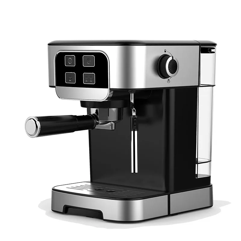 15 Bar Commercial And Household Digital  Panel Coffee Machine  Semi-Automatization Espresso Machine Professional Manufacturer