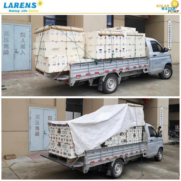 LARENS 3 Inches Plastic Impeller 2.2 kW AC DC Solar Water Pump for Agriculture Irrigation