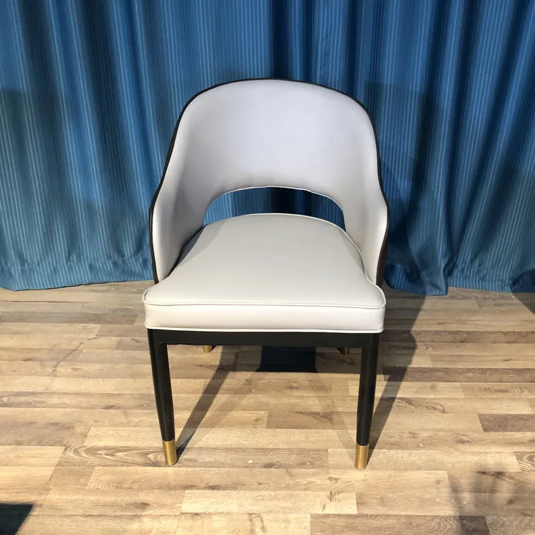 Hotel Luxury room Conference Chairs Restaurant Commercial Upholstered Leather Chairs