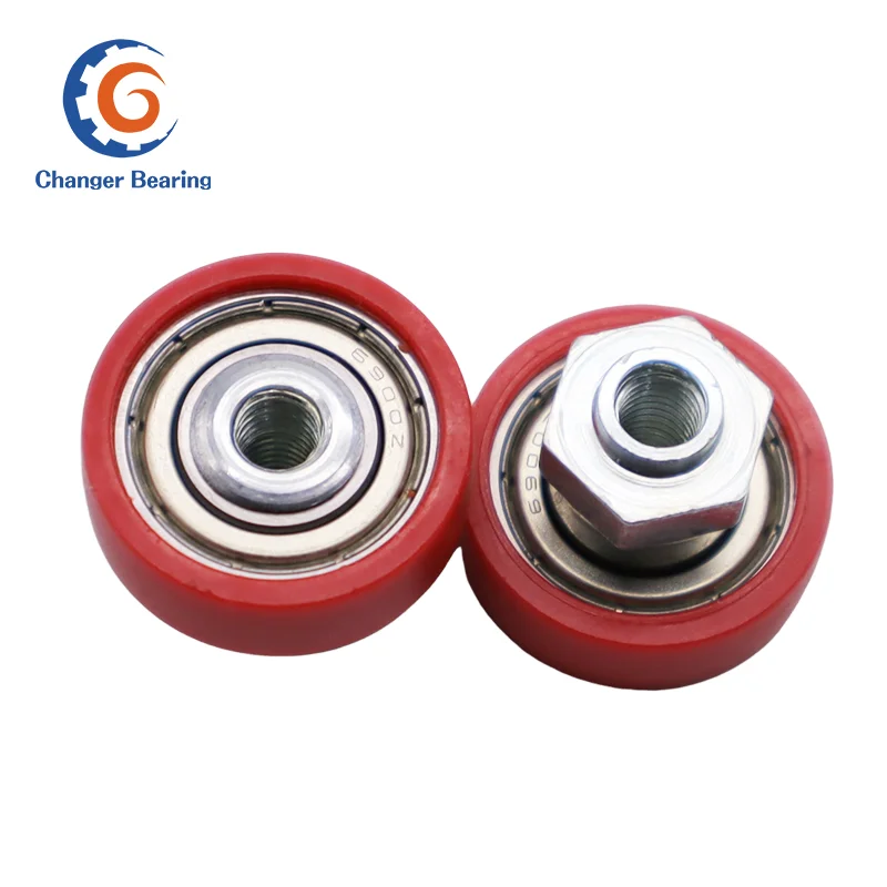 High Quality 22mm Nylon Wheel Curtain Sider Track Roller with Nylon Roller