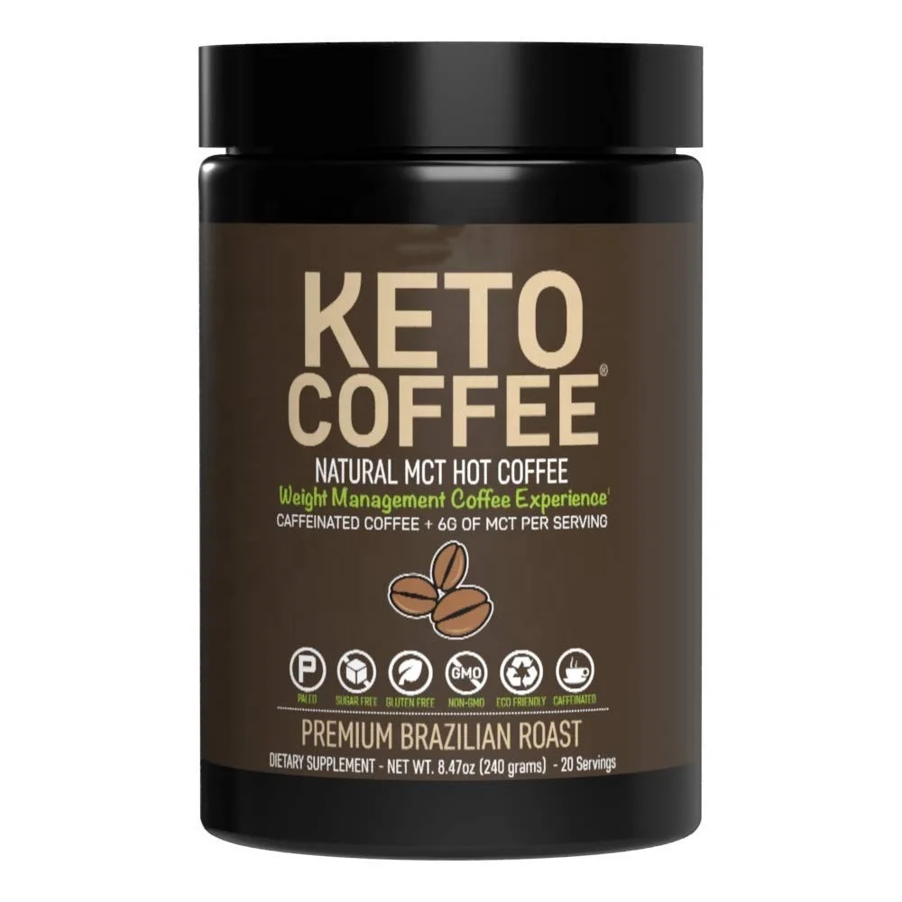 
Private label Keto Coffee Instant Fat Drink for keto diet Boost Ketone Production Energy & Metabolism 