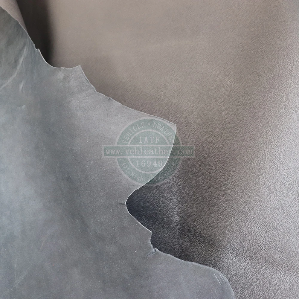 Cheap Genuine Nappa Leather Cowhide Whole Grain Material Perforated Automotive Leather