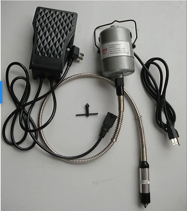 Инструмент для измельчения ювелирных изделий с гибким валом