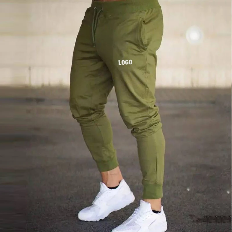  Custom cotton sweatpants gym sports pants for mens jogger pant Mens Gym Joggers Training Fitness Sweatpants Jogger Tie-up