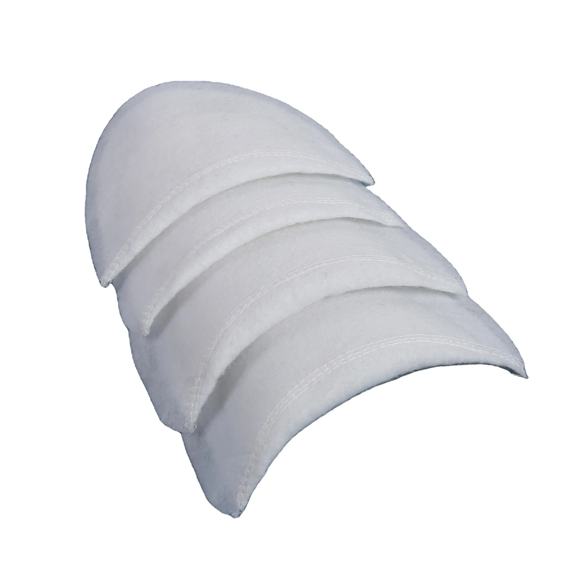 Eco-friendly Recycled High Quality Fashion Polyester Women Strap Shoulder Padding for Women Suit Shoulder Pads