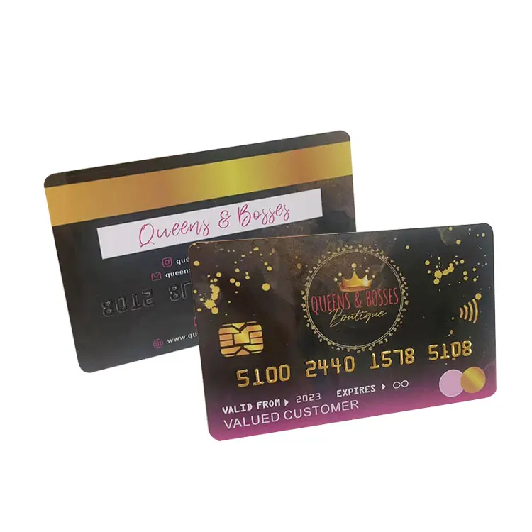 New Design Embossed Plastic Waterproof Credit Card Series Lashes Business Card  Custom Digital Printing