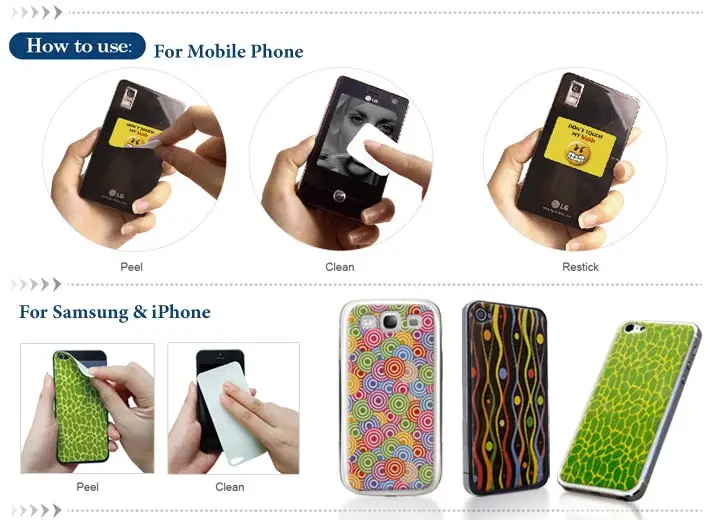 Wholesale Sticks to Phones as Webcam Privacy Cover  Custom Mobile Phone Sticky Screen Cleaner  Microfiber Sticker