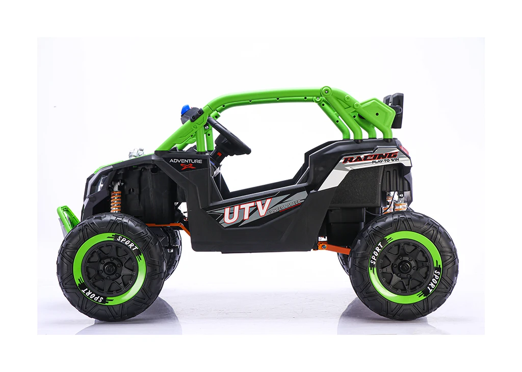 2024 Newest Wholesale 12V Electric 2WD UTV Buggy Double Motor Ride-on Car Kids 1+ Years 4x4 Wheel Plastic Material Toys Style