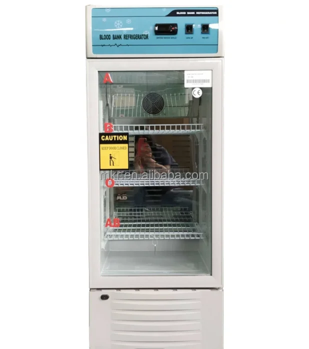 High quality  2 to 8 degree 50L 120L medical blood bank refrigerator medical Blood storage Refrigerator for medical use