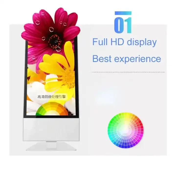 Portable All In One Computer Interactive Information Lcd Advertising Player Digital Kiosk Touch Screen Kiosk