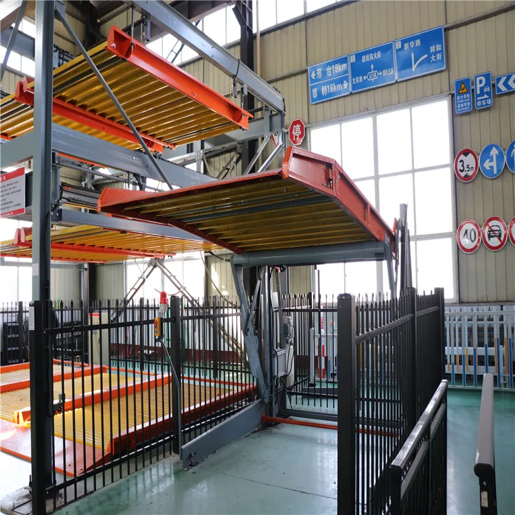 WP brand 2 Post Hydraulic Car Park Lift /4 Post  Parking Car Elevator